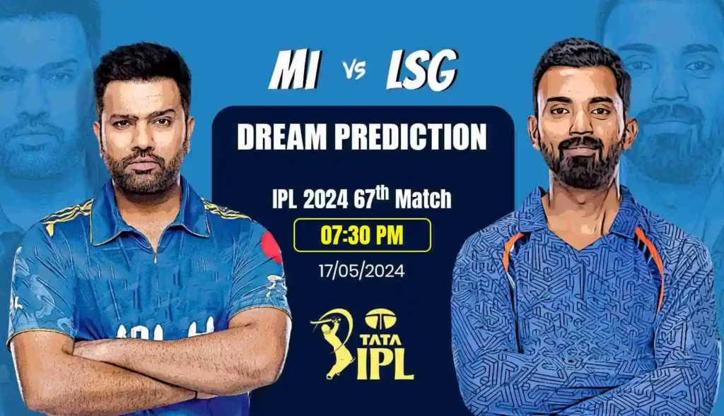 MI vs LSG Dream11 Prediction, Pitch Report, Fantasy Tips IPL 2024